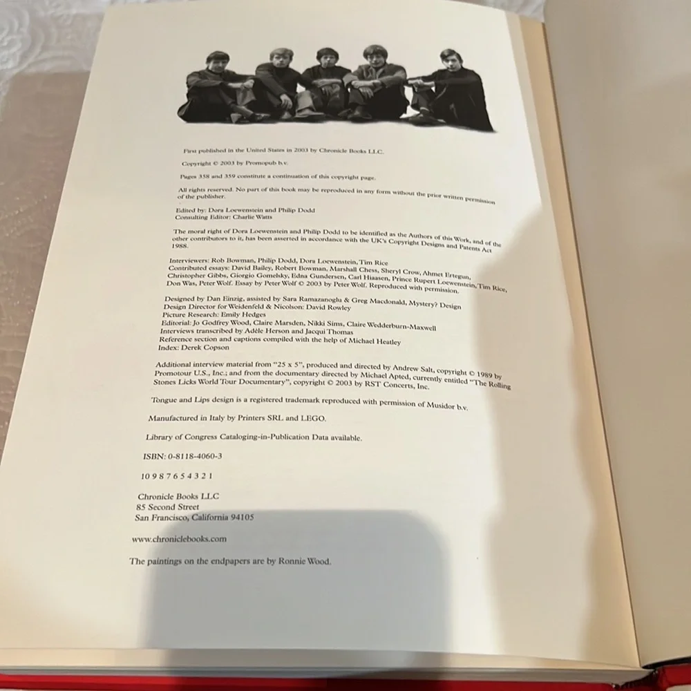 Set‎ of 4 Rolling Stones hardcover books